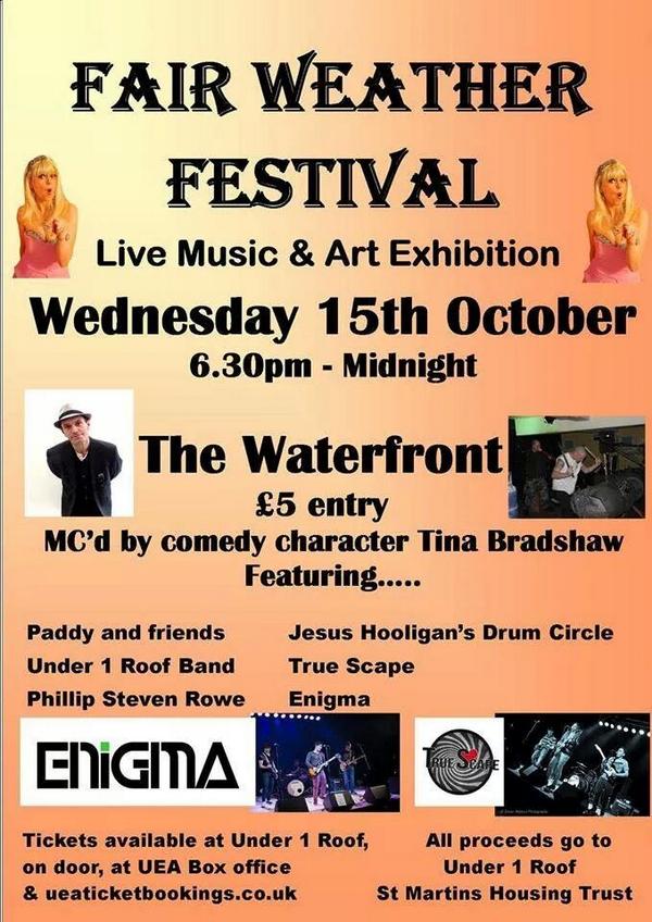 Tomorrow...Norwich... The Waterfront...Barrels...Noise...and all of you!!!