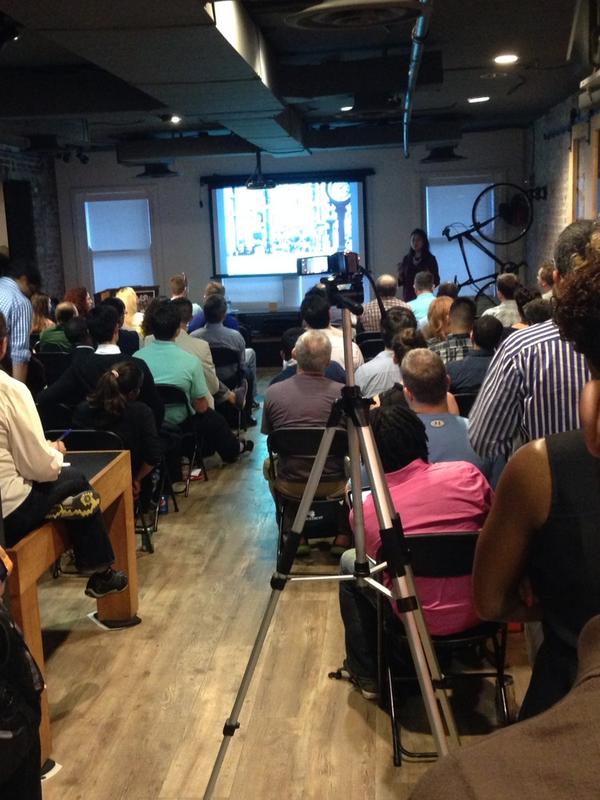 iotDC's tweet photo. Full house tonight at the #iotdc meetup! http://t.co/MsqxW3k88l