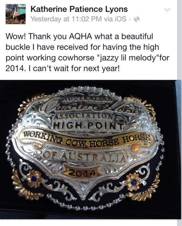AQHA's tweet photo. What a neat post we found on FB! Congrats on your achievements! #AQHAProud http://t.co/nZgoaClbLF