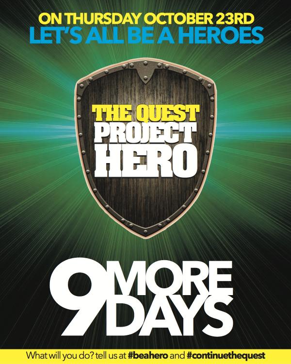 roberic1's tweet photo. Just imagine…a day of heroes… #thequest #thequestarmy #beahero http://t.co/DeMprXpPJT