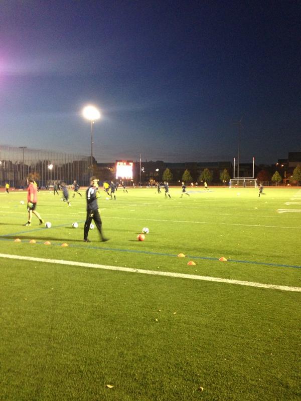 Under the lights in St Paul, MN!