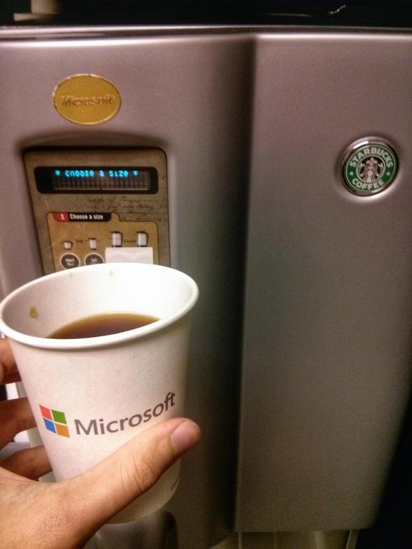 BrentLachman's tweet image. Good news! @rocketlaunch even has better coffee than @Microsoft!