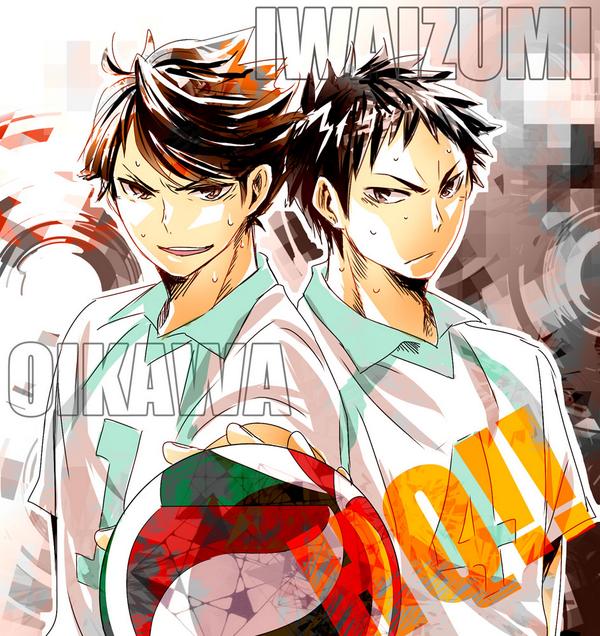 ハイキュー 画像速報 岩泉一 及川徹 イラスト Http T Co Bymwx5il8b