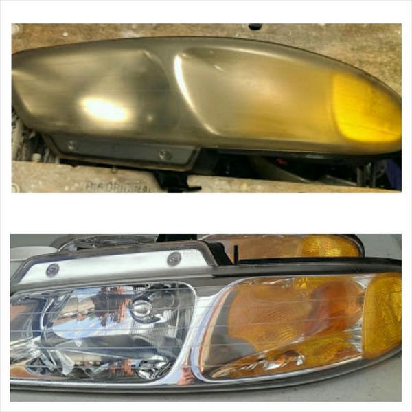 Headlight restoration- guaranteed not to fade for 3 years
