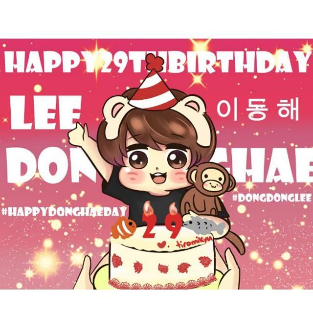 Happy birthday lee donghae oppa wish u all the best baby         