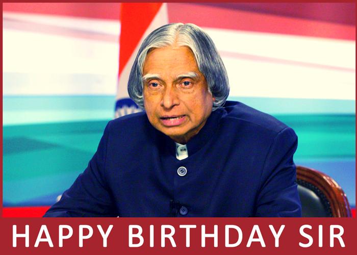 Join with us in wishing our great Abdul Kalam Sir a very happy birthday :) and spread your wishes too.. 