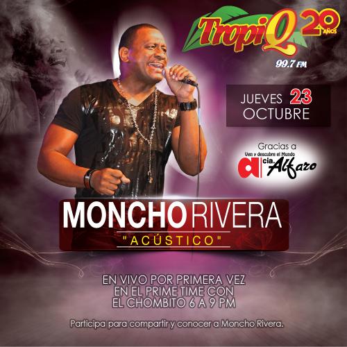 MonchoRivera24's tweet photo. Quieres ser parte del Acústico que ofreceré desde la cabina de @TropiQ997 y compartir anécdotas? Está pendiente http://t.co/iwTOkAhk6a