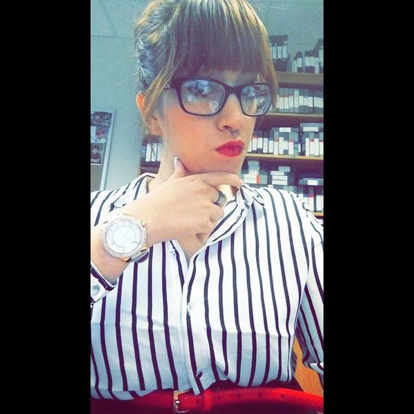 CristopherMnds's tweet image. Lost in thought the other day...#thinking #boldframes #OscardelaRenta #MAClipstick #MichaelKors #nerdylook #smart...