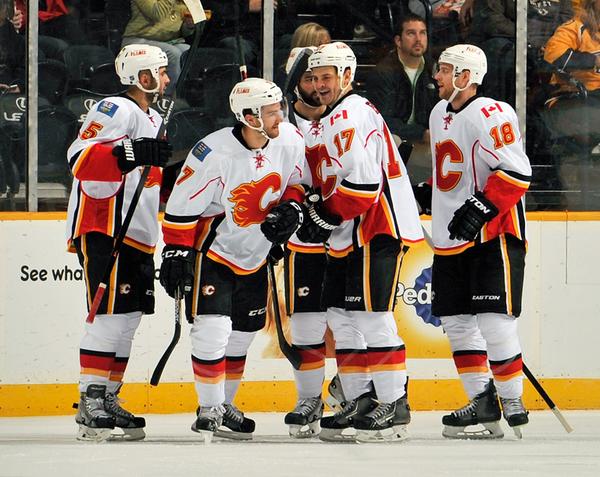 NHLFlames's tweet photo. 3-2 #Flames is your final score in Nashville! #NSHvsCGY http://t.co/jmcBVdiACq