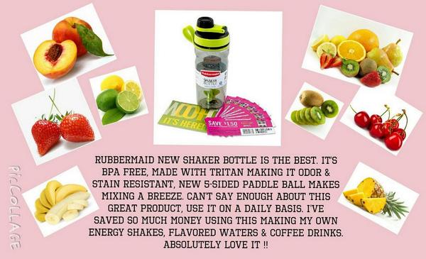 drgnnlady's tweet photo. Make your own healthy drink using @rubbermaid new shaker bottle. Luv it #IndulgenceWithoutGuilt #bzzagent #GotItFree http://t.co/8ragjEN63Z