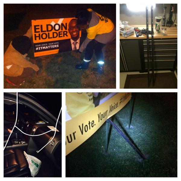 VoteEldon's tweet image. MASSIVE THANK YOU to the world's most dedicated and innovative volunteers. #SignCrew #OttVote #ElectionLife #12Days