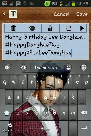 Happy Birthday Lee Donghae  Wish you all the best, always be happy and keep your healthy, GBU   