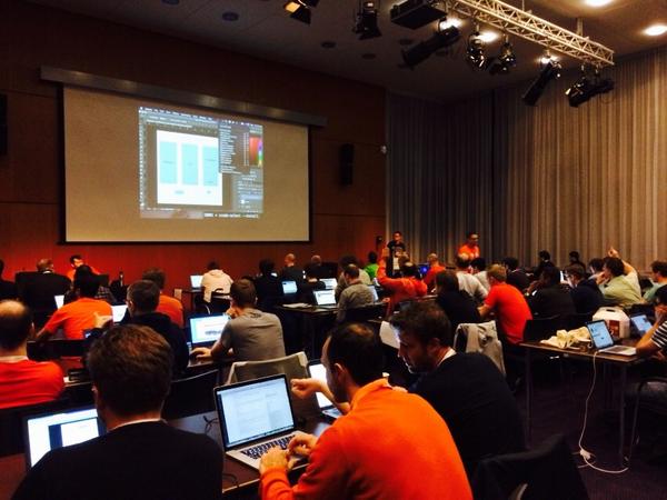 aburrows's tweet image. Full house! New contributors to core getting their environment setup #drupalmentoring #drupalcore #DrupalCon