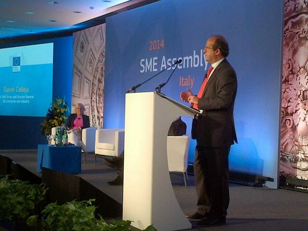 AlbertColomer's tweet photo. EU SME Envoy @DCallejaEC #SMEAssembly2014  @MartaMarti21 @sowaccess @Reempresa @transmision_emp @Biz_EU @EUinBCN http://t.co/a2YPY8i3Mu