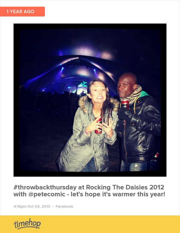 YesReallyAngel's tweet photo. 1 year ago's post about 2 years ago. Me and @solidgame at #RTD2012. (Still hoping for a warmer one!) #RTD2014 http://t.co/PzwQZvRIFW