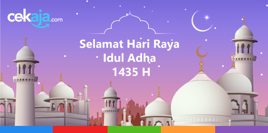 CekAja's tweet photo. Sudahkah Anda berkurban tahun ini? Selamat Hari Raya Idul Adha 1435 H http://t.co/RmSEv71yZm