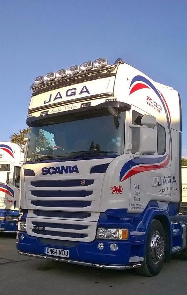 Jaga Brothers first new #Scania 490 Topline is now on the road! Its looking good, James and Gary. #SuppliedByKeltruck