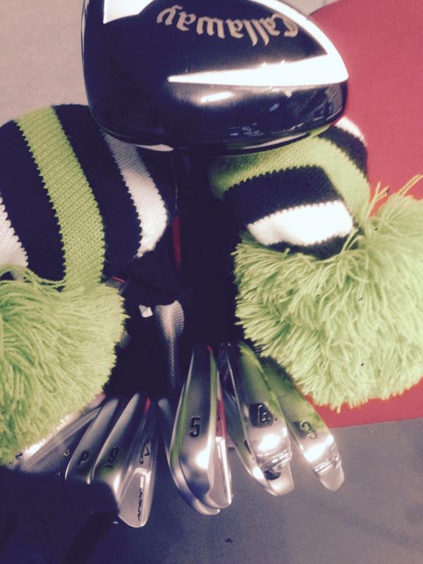 MarkAllenGolf's tweet photo. Never been more pumped to play! Thanks again for the MB blades @Callaway_Matty #ClubPerfection #PerfectSetOfBats http://t.co/EXOz3sN5YL