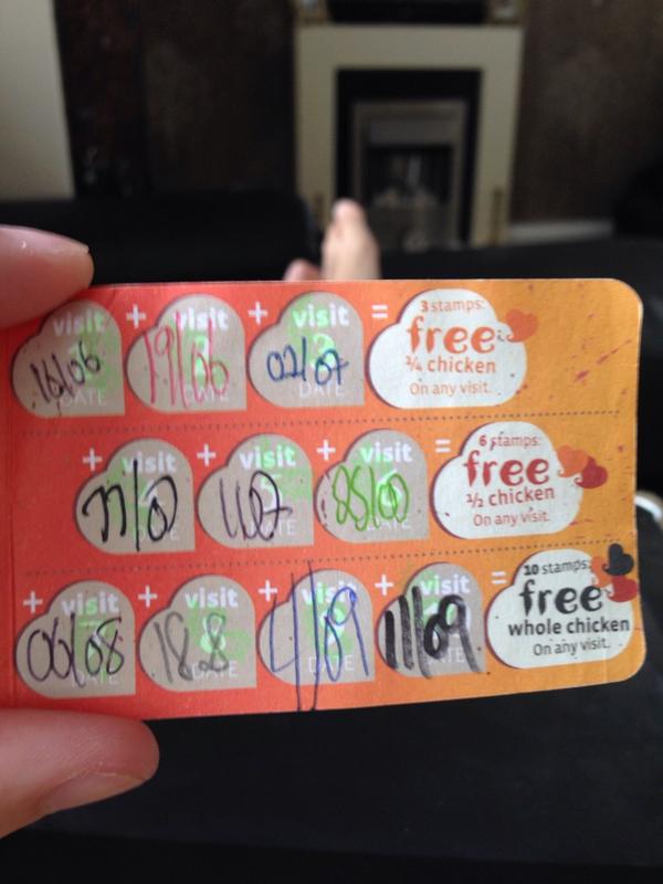 benlewiswoods's tweet photo. @NandosUK I have a full old style card, is there anything u can do with it!!!??? #needanandos http://t.co/pW99iJ2FCL