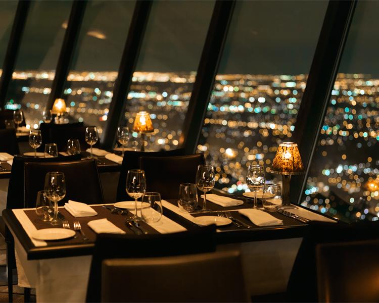 Cn outlet tower restaurant