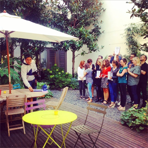 AuroreLeBlay's tweet photo. Photo de classe avec nos trophées chéris ! #gpstrat @CBaParis http://t.co/YeZgaguLnD