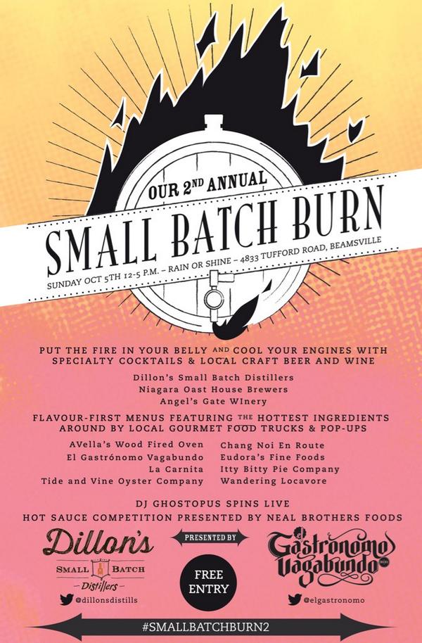 elgastronomo's tweet photo. 2 days until #SmallBatchBurn2 @dillonsdistills! Rain or shine, everyone's bringing the heat! Free entry, 12-5pm http://t.co/82fAwsDtRY