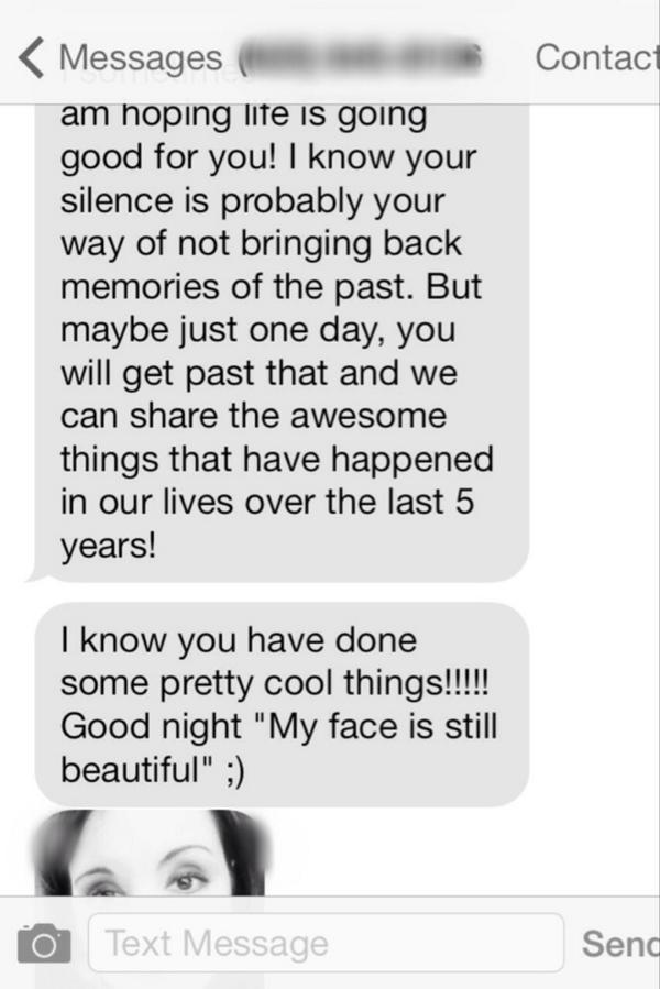 CrazytextfromEX's tweet photo. #textsfromyourex #Crazy  #5YearsOfBrandNewEyes #yourewelcome http://t.co/wacJ2QCzFo