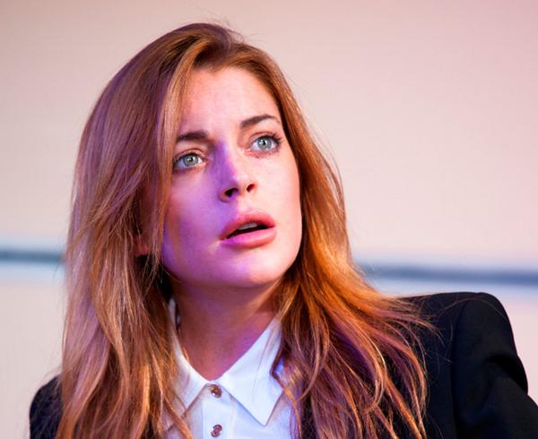 GraziaUK's tweet photo. .@Joe_Stone_'s verdict of @lindsaylohan in Speed-The-Plow http://t.co/E5GBHRHHbv http://t.co/1qAFs4EZLt