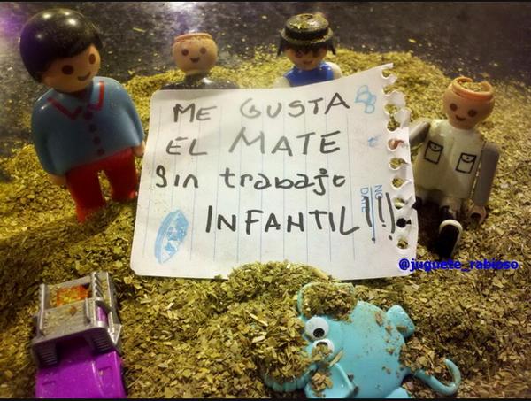 #CAMPAÑA «Me gusta el mate... sin trabajo infantil» paramisiones.blogspot.com.ar/2014/08/erradi…