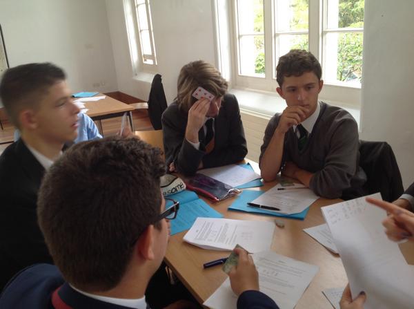 hhsmathematics's tweet photo. Year 11 trip to Highgate School.Hamming codes save the day for the 7 devious dwarves from the wicked wizard! http://t.co/vlwwxrjxlw