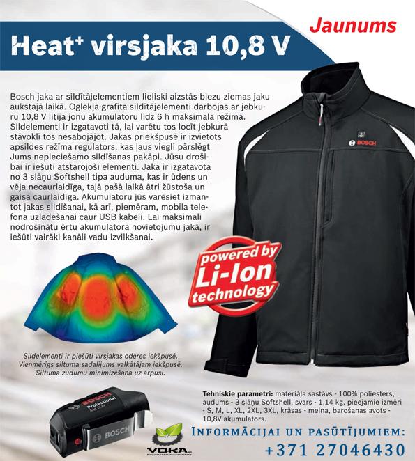 #BOSCH jaka ar sildītājelementiem lieliski aizstās biezu ziemas jaku aukstajā laikā voka.lv/images/Bosch/b…