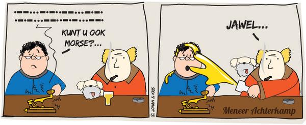 Morse...
#flauwevrijdag