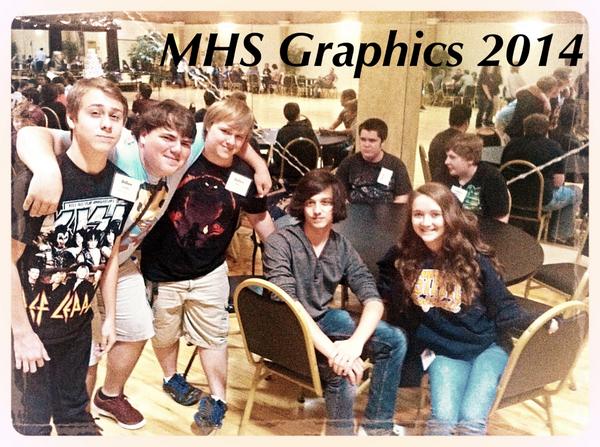 Graphics students attended the SkillsUSA Western Region Leadership Conference in Asheville this week! #CTE #SkillsUSA