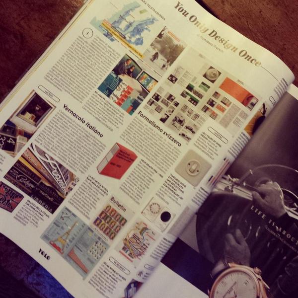 breveglierig's tweet photo. Prossimo #musthave: "Grafica della strada", grazie @ffranchi @24ILmagazine | #IL64 #design #graphicdesign http://t.co/of35kVuDEV