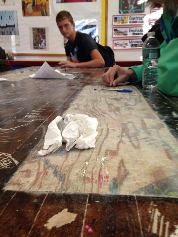 Desideri1Richie's tweet photo. Gather round the camp fire in art #OGmud http://t.co/qPaFqWsz2H