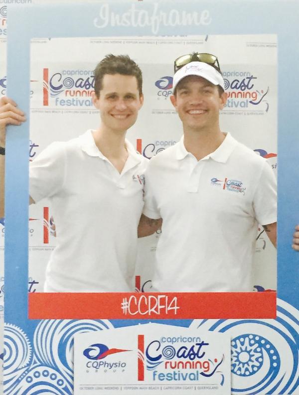 SeanPex's tweet photo. Wolf and I smashing race pack pick up. Love being able to deliver a slick event right here at home! #ccrf14 @jdp_85 http://t.co/OwOWHrRK4J