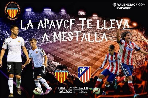 apavcf's tweet photo. La #APAVCF sortea 6 entradas para el partido Liga #VCF-AT.MADRID Solo tienes que seguirnos y hacer RT para concursar http://t.co/fq0CTbNBU1