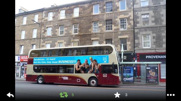 JamboDove's tweet photo. Well the @Singinthecity campaign has moved on quickly since yesterday @BeckAdlington @davidwalliams #SwimBritain http://t.co/kEByMDgFfe