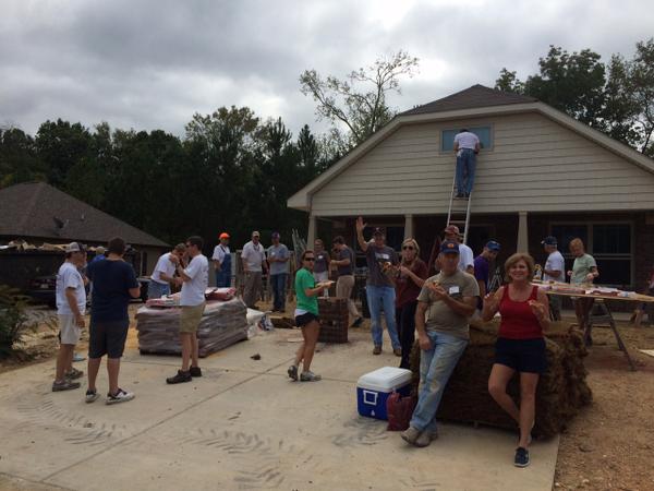 Thank you to all our members that volunteered at Habitat Home last Friday...you know who you are! :-)
