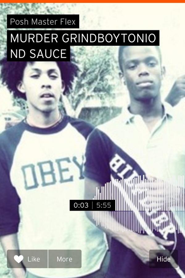 grindboytonio's tweet photo. Check it out souncloud (posh master flex) look it up http://t.co/OY5EotOi7Z