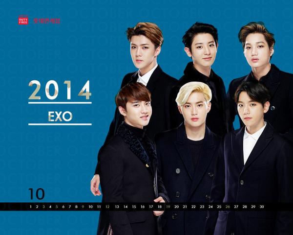 01_baek's tweet photo. OFFICIAL] 141002 Lotte Duty Free Update for October Wallpaper - EXO-K 

cr: Lotte Duty Free

-JD http://t.co/WncuAcZh09