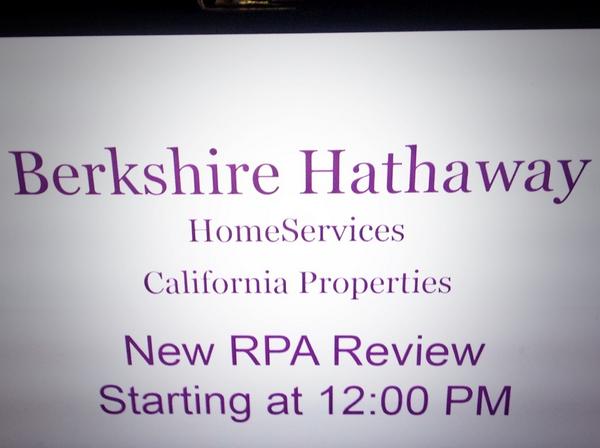 TeamSchuco1's tweet photo. #FridayFact #webinar @samguillen @BHHSCalifornia for new RPA! #zipforms #realestate #goodtoknow Thank You Victoria! http://t.co/hIQKGNb7vS