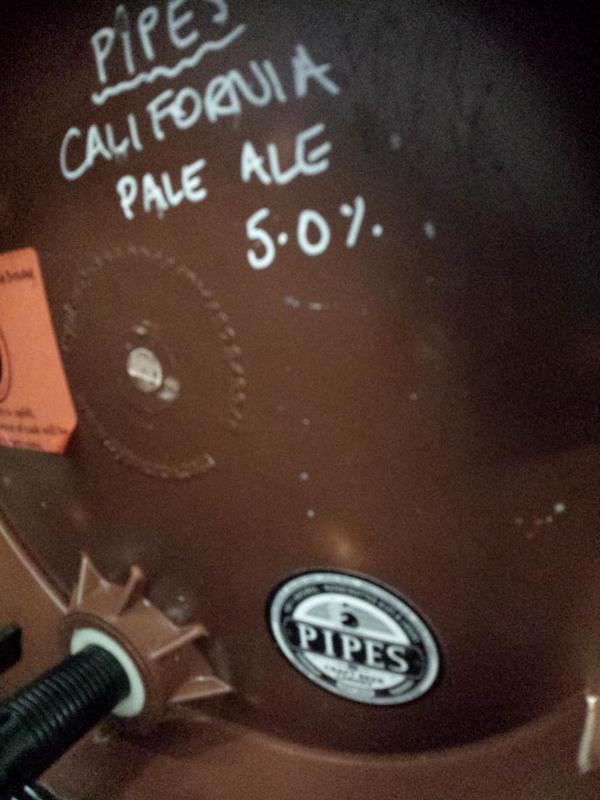 . <a href="/pipesbeers/">PIPES BREWERY</a> California Pale Ale selling fast at the  <a href="/CarmarthenCAMRA/">Carmarthen CAMRA</a> Beer Festival