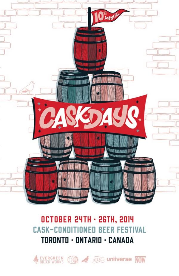 CaskDays's tweet image. 3 weeks until Cask Days! 352 beers &amp;amp; ciders #oncask from across Canada, UK and California! Beer list announced Monday