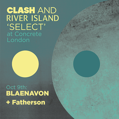riverisland's tweet photo. RT to win a pair of tickets to @blaeners at Concrete, London on October 9th #RIxClash http://t.co/02DRLiSV0D http://t.co/u1508odSXm