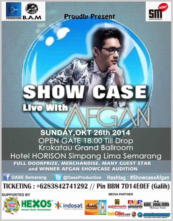 AFGAN Live In Concert | 26Okt14 | <a href="/HorisonSmg/">Horison Semarang</a> | Info: 083842741292, 7D14E0EF @OaseProduction #ShowcaseAfgan