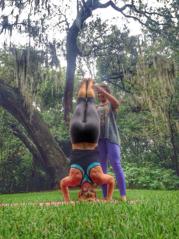 <a href="/Transformcamp/">Transformation Camp</a> has been amazing! #yoga #workout #keeppushing #sweat! <a href="/JeanetteJenkins/">Jeanette Jenkins</a> <a href="/IAmSteveHarvey/">Steve Harvey</a> <a href="/Ericthomasbtc/">Eric Thomas</a>