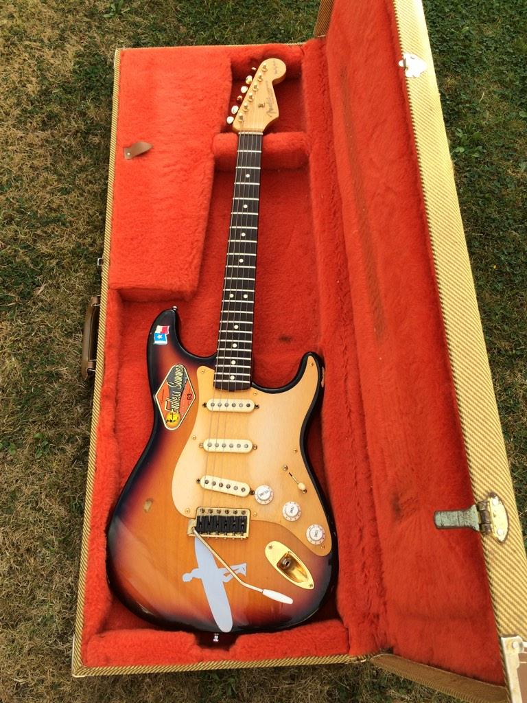 This my 1992 SRV Strat, happy 60th birthday Stevie Ray Vaughan    