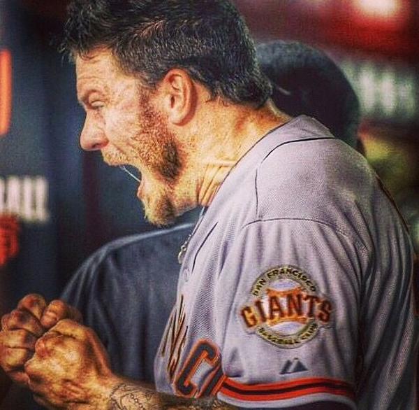_evetteee's tweet photo. This man is ready! Are you #GameDay #BeatTheNats #ChampionshipBlood #FuckTheNatsAndAnybodyWhoLoveEm #TakeGame1 #NLDS http://t.co/PVefxp4nte