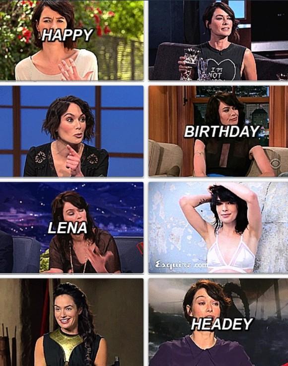 Happy birthday to Lena Headey!  